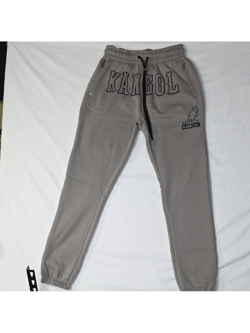 Kangol Men Gray Sweatpants with Logo Size Small